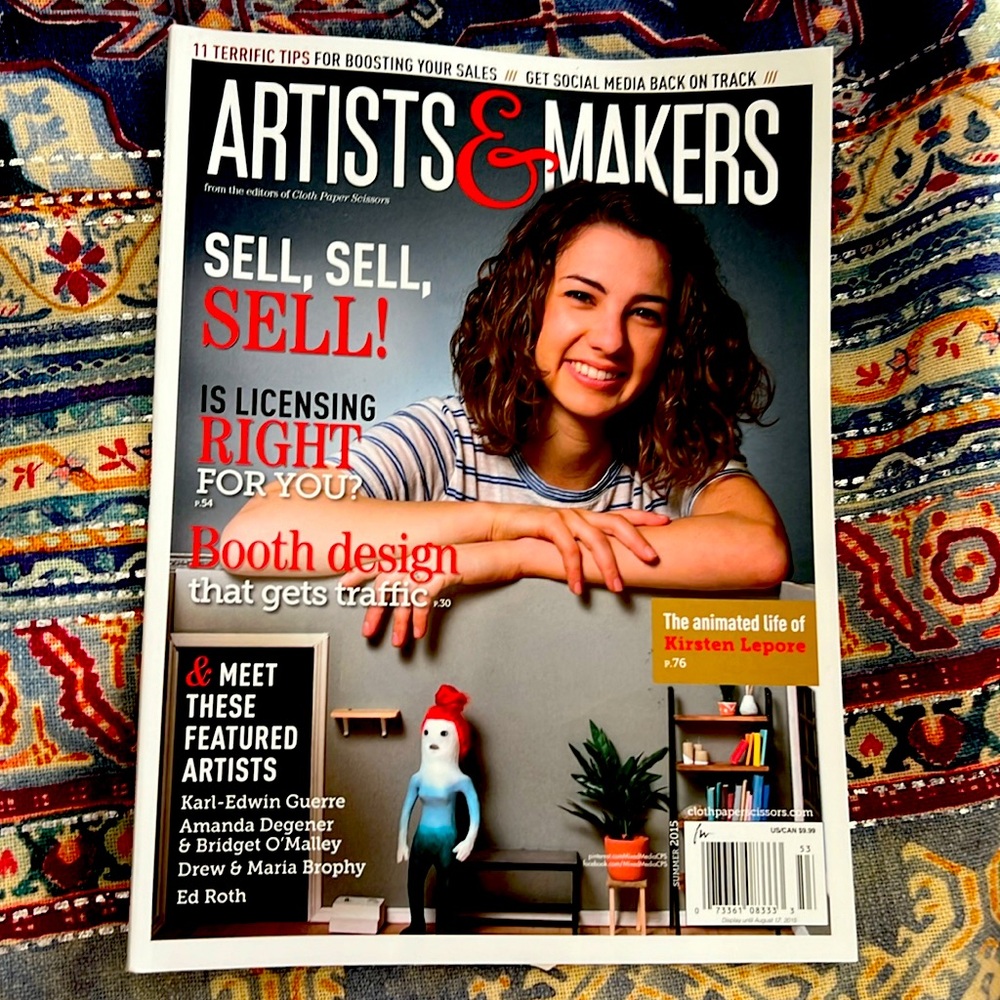 Artist and makers magazine from the editors of cloth paper scissors